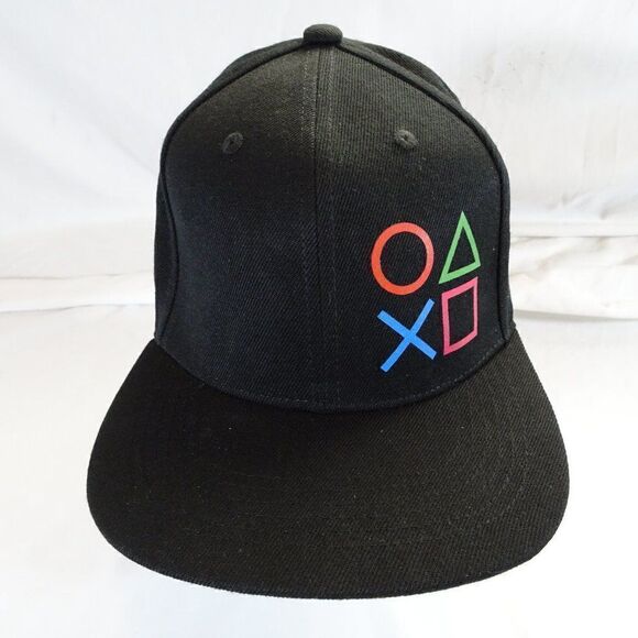 Playstation Men Black Adjustable Hat Cap - Picture 1 of 8